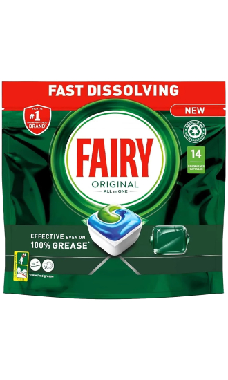 (image for) FAIRY DISHWASHER TABLETS - 14S