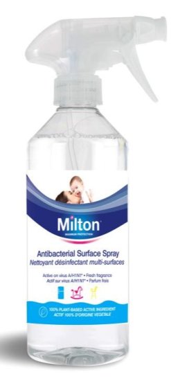 (image for) MILTON ANTI/BAC SURFACE SPRAY - 500ML