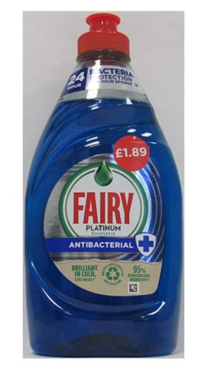 (image for) FAIRY PLAT W/LIQ ANTI BAC 1.89 - 383ML