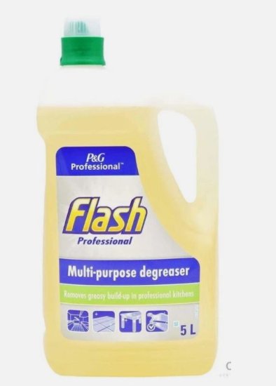 (image for) FLASH PROF M/PURP DEGREASER - 5L