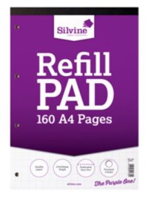 (image for) SILV REFILL PAD GRAPH 160PAGES - A4