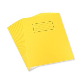 (image for) SILV EXERCISE BOOK YELLO 80PAG - 9X7"