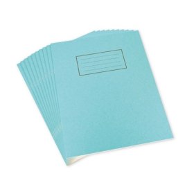 (image for) SILV EXERCISE BOOK BLUE 80PAGE - 9X7"