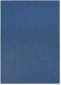(image for) SILV CASEBOUND BOOK BLUE - A4