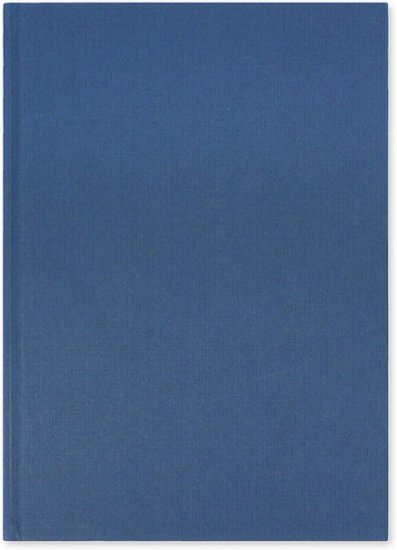 (image for) SILV CASEBOUND BOOK BLUE - A4