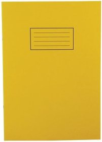 (image for) SILV EXERCISE BOOK YELLO 80PAG - A4