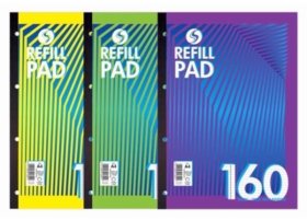 (image for) SILV REFILL PAD 160PAGE - A4