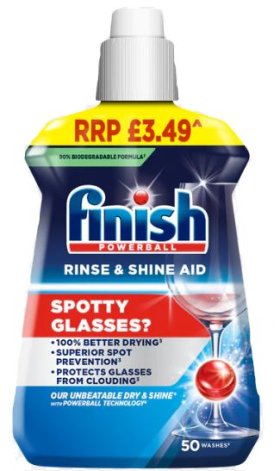 (image for) FINISH RINSE AID REG PM3.49 - 250ML 