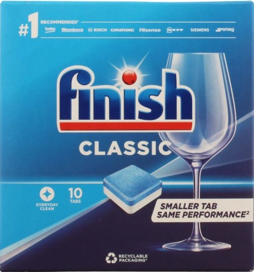 (image for) FINISH DISHWASHER TAB CLASSIC - 10TAB