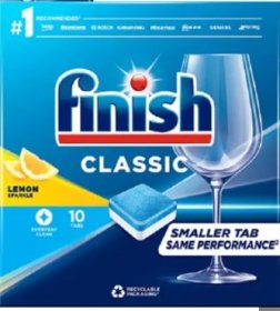 (image for) FINISH D/WASH TAB CLAS LEMON - 10S