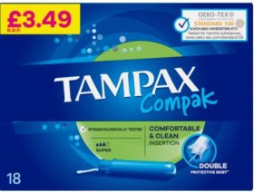 (image for) TAMPAX COMPAK SUPER PM3.49 - 18S