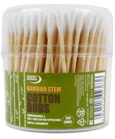 (image for) COTTON BUDS BAMBOO STEM ROUND - 200S