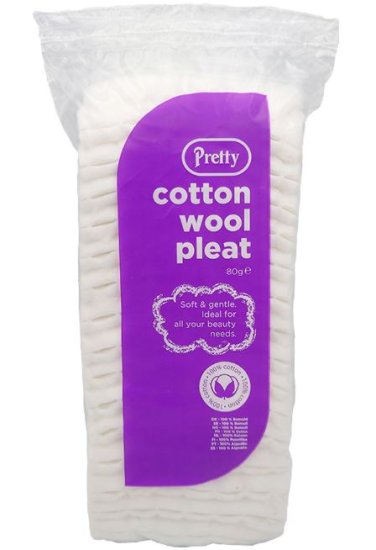 (image for) PRETTY COTTON WOOL PLEAT - 80G