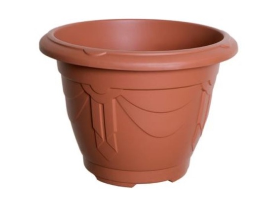 (image for) PLANT POT VENETIAN ROUND TERRACOTTA - 33CM