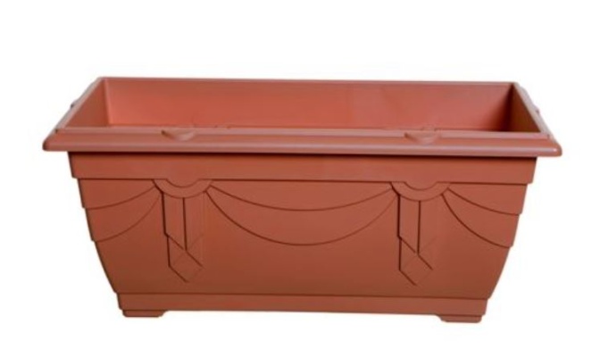(image for) WINDOW PLANT POT VENETIAN TERRACOTTA - 40CM