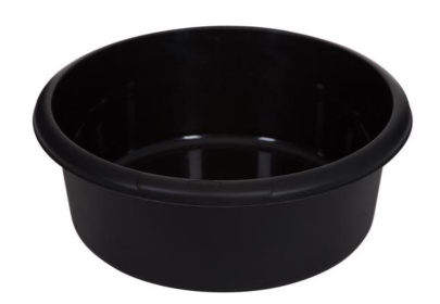 (image for) LARGE ROUND BOWL BLACK