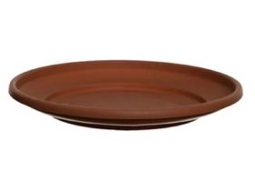 (image for) VENET POT SAUCER ROUND TERRA - 27CM