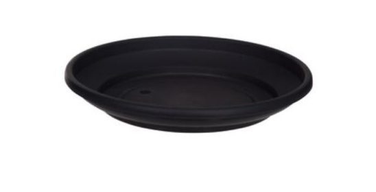 (image for) VENET POT SAUCER ROUND BLACK