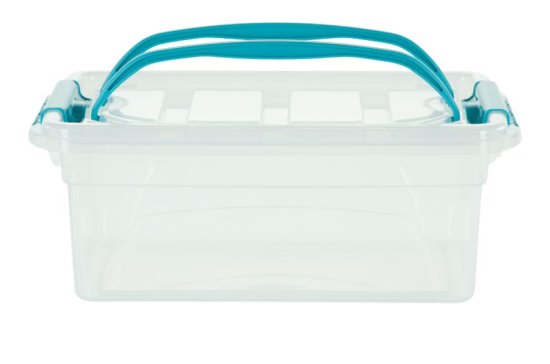 (image for) CARRY BOX+LID TEALGREEN HANDLE - 5L