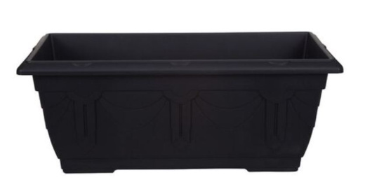 (image for) VENETIAN PAT/PLANTER RECT BLAK