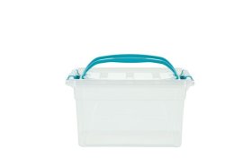 (image for) CARRY BOX+LID TEALGREEN HANDLE - 7L