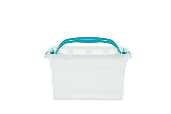 (image for) CARRY BOX+LID TEALGREEN HANDLE