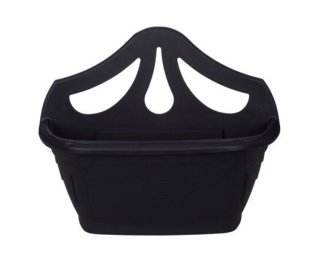 (image for) VENETIAN WALL PLANTER BLACK