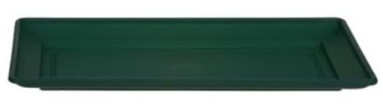 (image for) WINDOW PLANT POT TRAY VENETIAN GREEN - 90CM