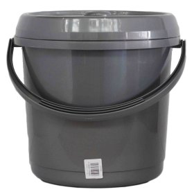 (image for) 14L BUCKET + LID SILVER - 14L