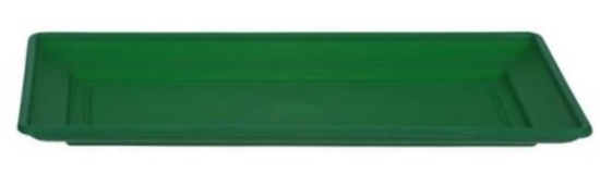 (image for) WINDOW PLANT POT TRAY VENETIAN GREEN - 40CM