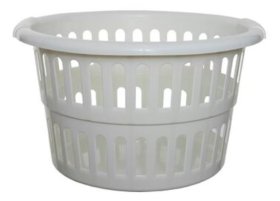 (image for) LAUNDRY BASKET ROUND CREAM - 48CM