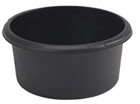 (image for) SMALL ROUND BOWL BLACK - SMALL