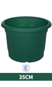 (image for) MILANO PLANTER ROUND GREEN