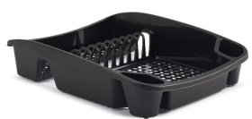 (image for) DISH DRAINER BLACK - LARGE