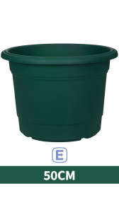 (image for) MILANO PLANTER ROUND GREEN
