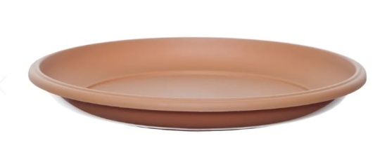 (image for) PLANT POT MILANO SAUCER TERRACOTTA - 34CM