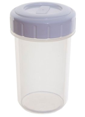 (image for) BEAKER WITH WHITE LID - 0.4L