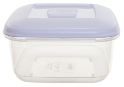 (image for) SQUARE FOOD BOX + WHITE LID