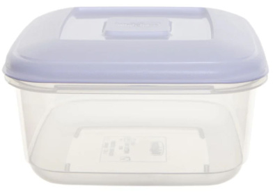 (image for) SQUARE FOOD BOX + WHITE LID