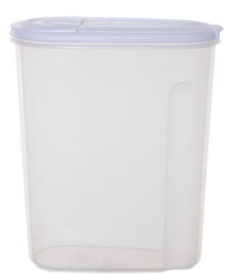 (image for) DRY FOOD CONTA+LID WHITE