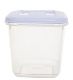 (image for) CANISTER FOOD BOX + WHITE LID - 2L