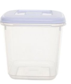 (image for) CANISTER FOOD BOX + WHITE LID - 3L