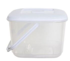 (image for) CANISTER FOOD BOX + WHITE LID - 6L