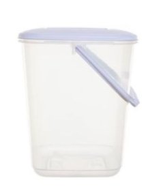 (image for) CANISTER FOOD BOX + WHITE LID - 10L