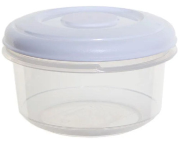 (image for) ROUND FOOD CONTA+LID WHITE