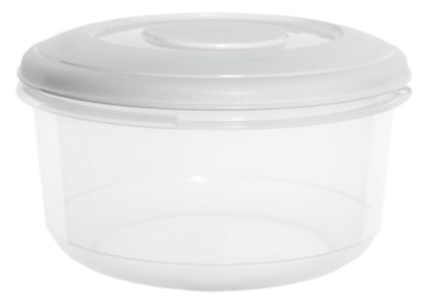 (image for) ROUND FOOD CONTA+LID WHITE