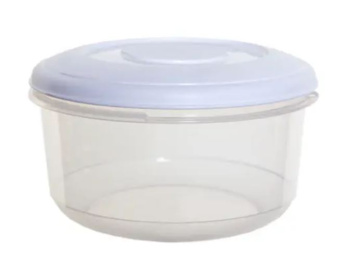 (image for) ROUND FOOD CONTA+LID WHITE