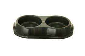 (image for) DOUBLE PET BOWL ASSORTED - 32CM