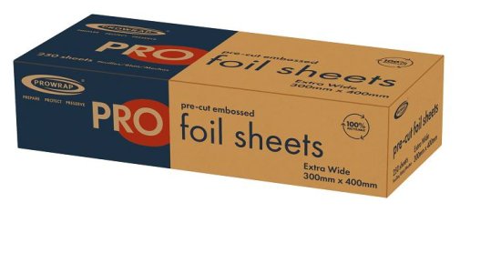 PROWRAP PRE CUT FOIL SHEET 250 - 300X40 (image for) PROWRAP PRE CUT FOIL SHEET 250 - 300X40