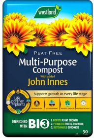 (image for) COMPOST M/PUR+JOHN/I PEAT FREE - 50L